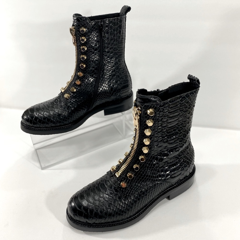 New Jeffrey Campbell Tonette Studded Zip Boot - Picture 10 of 15